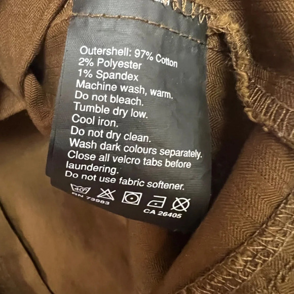 Helly Hansen Military Green/Brown Button Up Jacket with Zippers Size Small NWOT - Picture 9 of 9